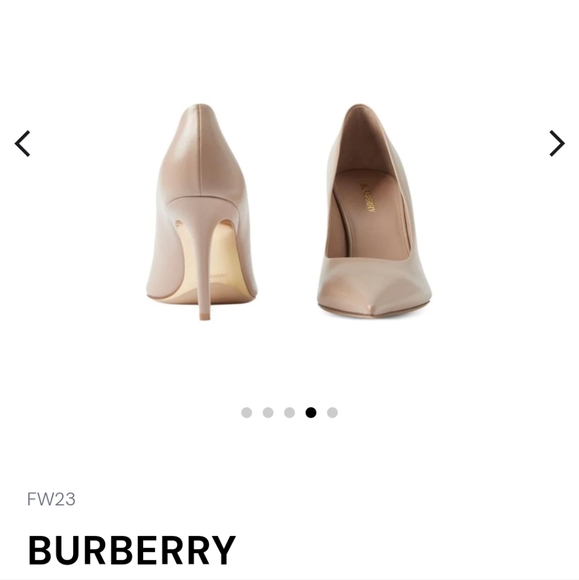 Burberry point pumps almond color size 6.5 - Picture 4 of 6